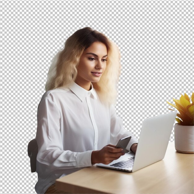 Mujeres de negocios trabajando en computadora portátil