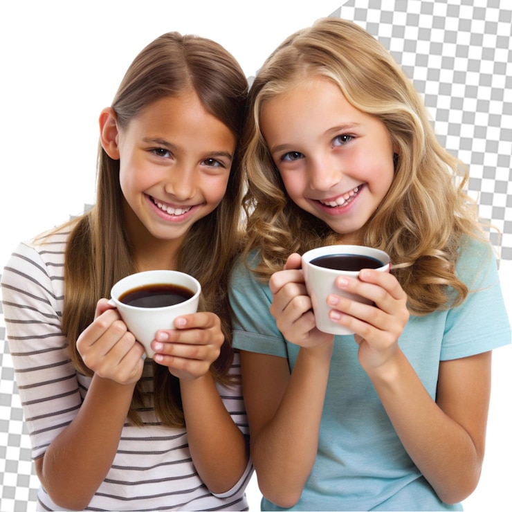 PSD mujeres tomando un café con amigas
