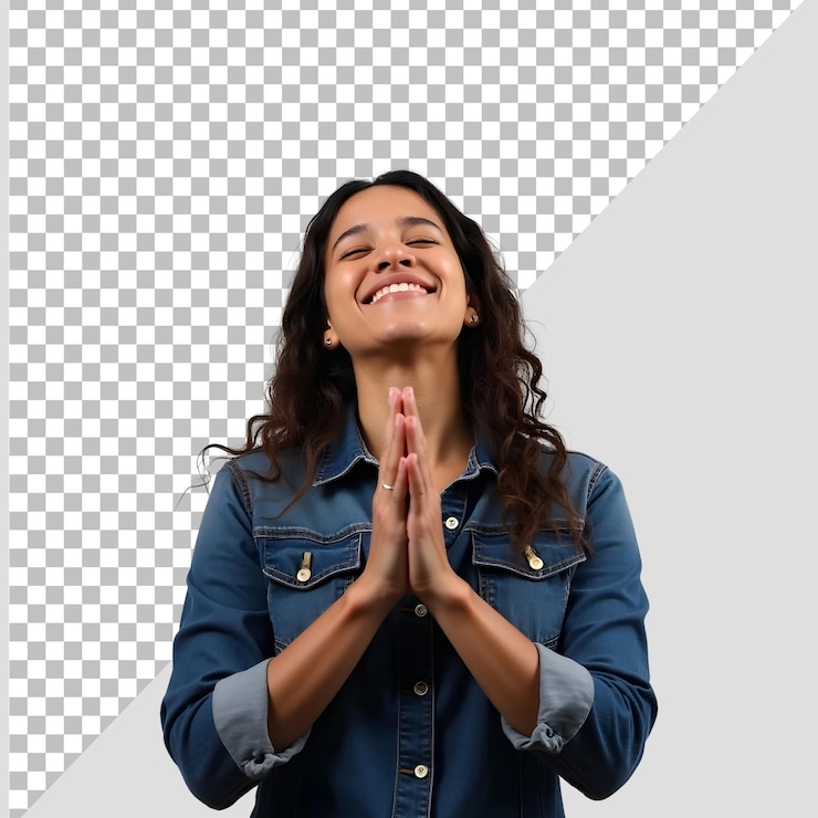 PSD mulher com as mãos juntas a implorar perdão.
