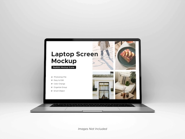 Multi-Device-Reaktions-Website-Mockup für mehrere Geräte