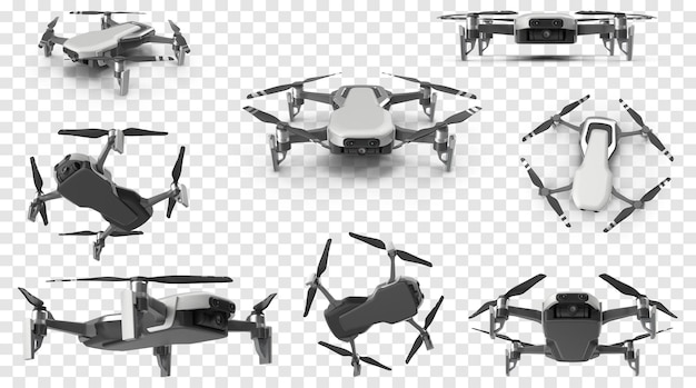 Multiple Views of a Modern Drone