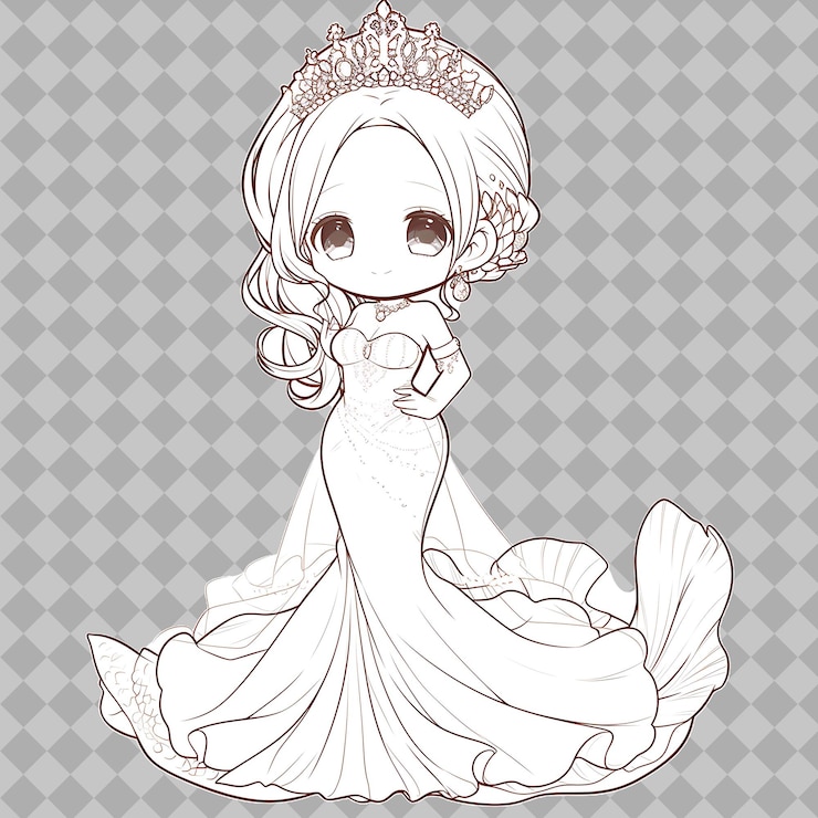 PSD mundo abierto de kawaii anime con adorables personajes de chibi diseños de pegatinas y descargas digitales