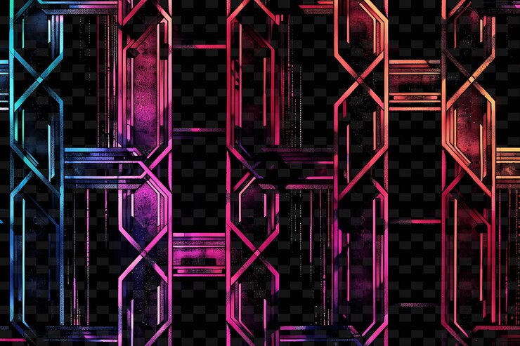 PSD un mur coloré avec un fond violet avec un motif de carrés et le mot " x " sur lui
