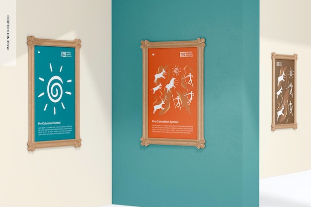 Museum frames mockup