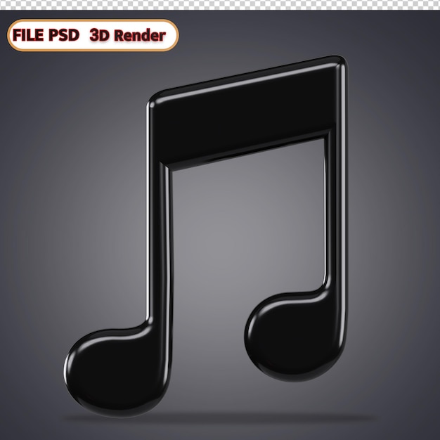 PSD music note