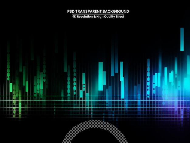 music poster for electronic festival with dotted lines and waves party flyer cover design concept