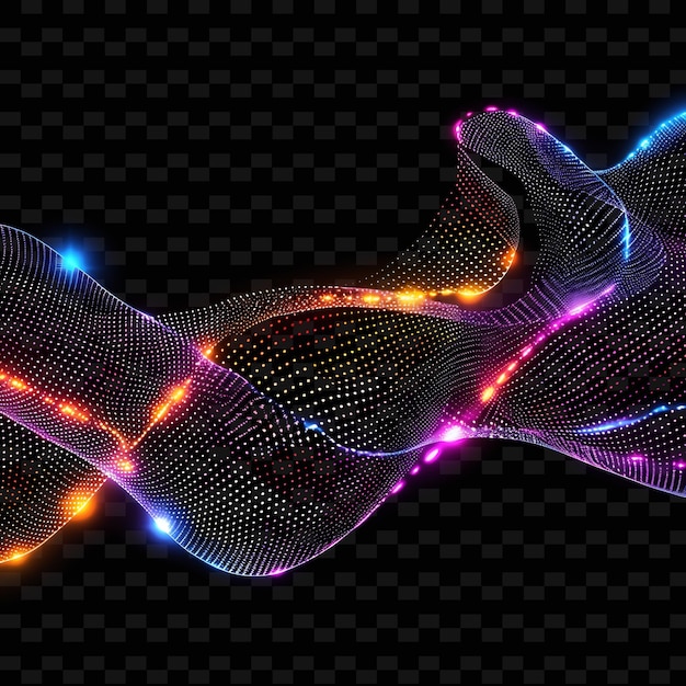 PSD música sincronizado led strip lights com cores dinâmicas transparência y2k neon light fundo decorativo