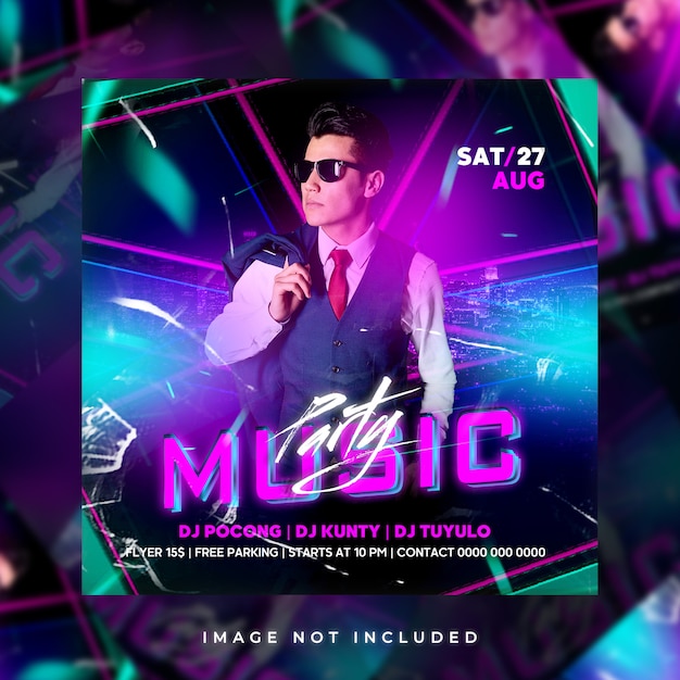 Musik Party Flyer