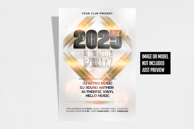 PSD musik-party-flyer