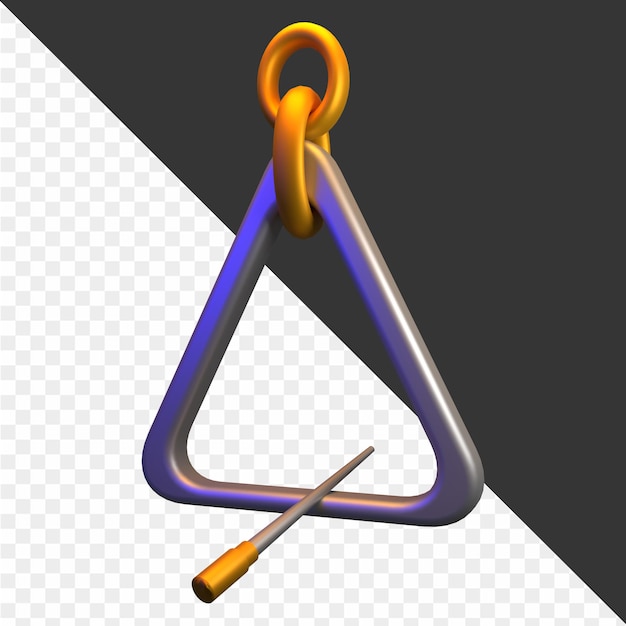 Musikalische 3D-Illustrationen