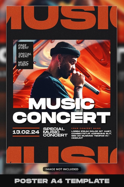 Musikkonzert-Flyer-Vorlage