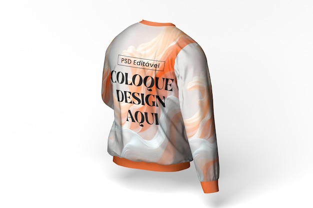 Muster von Sweatshirt oder Hoodie PSD