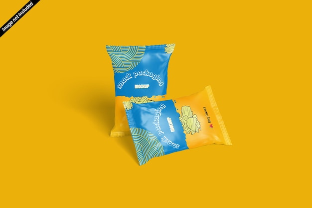 PSD musterverpackung für snacks