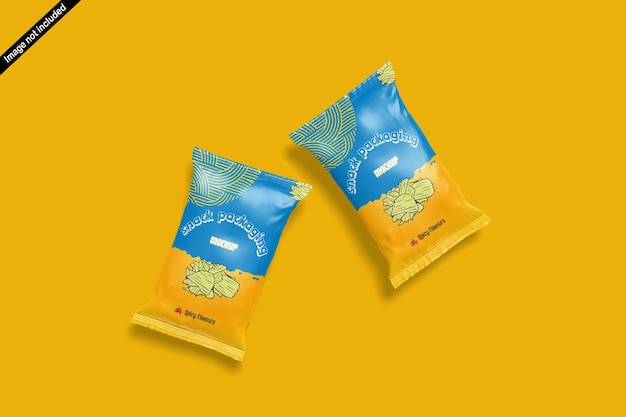 PSD musterverpackung für snacks