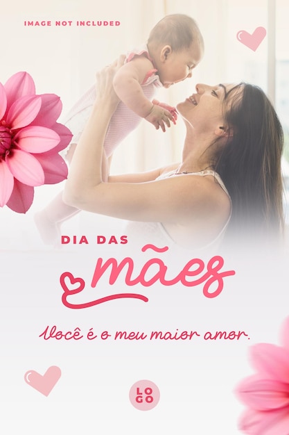 Mutterstag brasilianische Vorlage-Kampagne