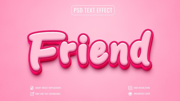 PSD muttertags-special bearbeitbare 3d-text-effekt