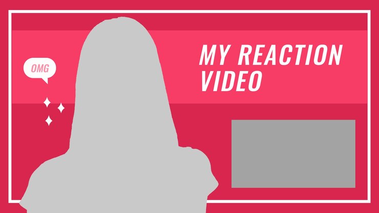 PSD my reaction video thumbnail design