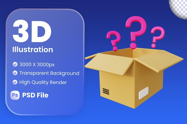 Mystery Package Box 3D-Darstellung