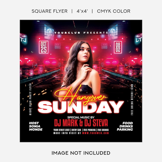 Nachtclub Flyer