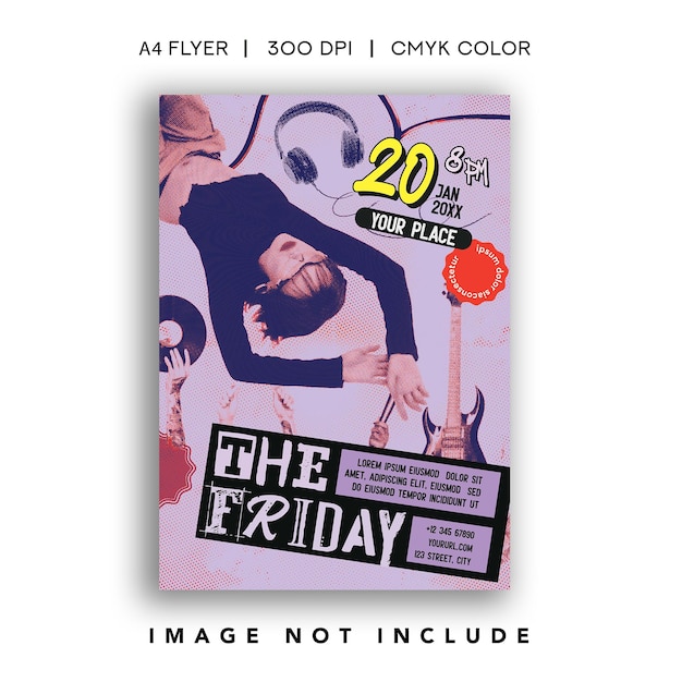 Nachtpartyflyer