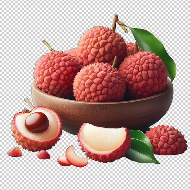 Nährstoffreiche Lychee-Grafik png