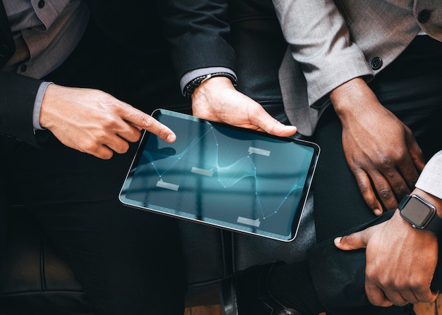 Nahaufnahme eines digitalen Tablet-Modells