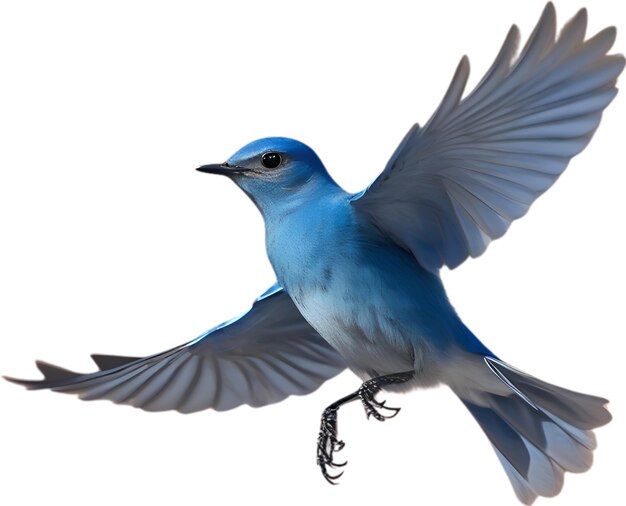 PSD nahaufnahme eines mountain bluebird.