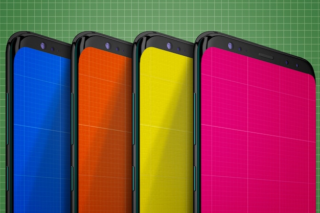 Nahaufnahme Mobiles Mockup