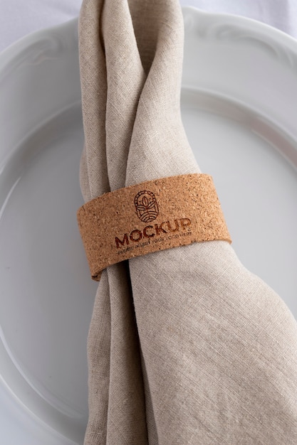 Nahaufnahme von Wohnaccessoires aus Kork