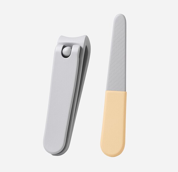 Nail Clippers and Nail File for Manicure and Pedicure