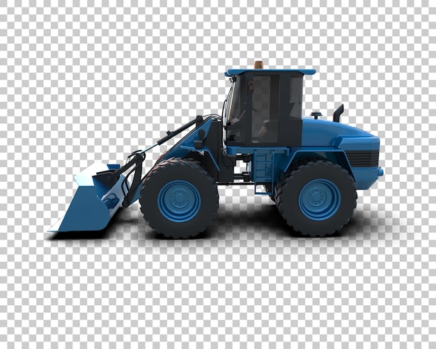 Nakladač izolovaný na pozadí, 3D renderování ilustrace