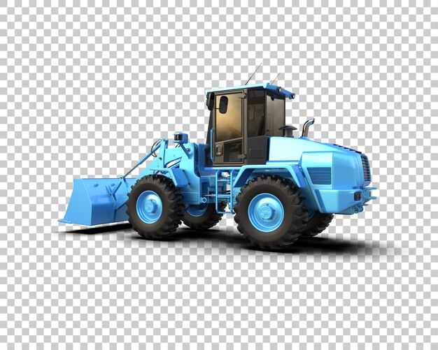 Nakladač izolovaný na pozadí, 3D renderování ilustrace