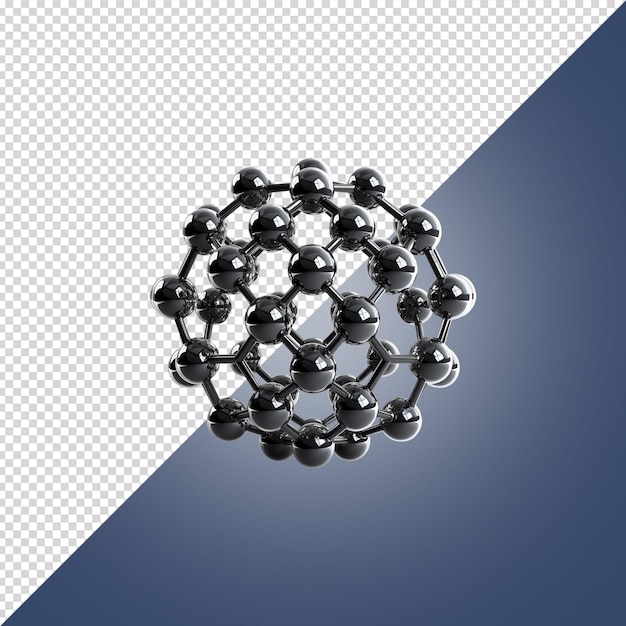 PSD nanoestructura aislada en blanco