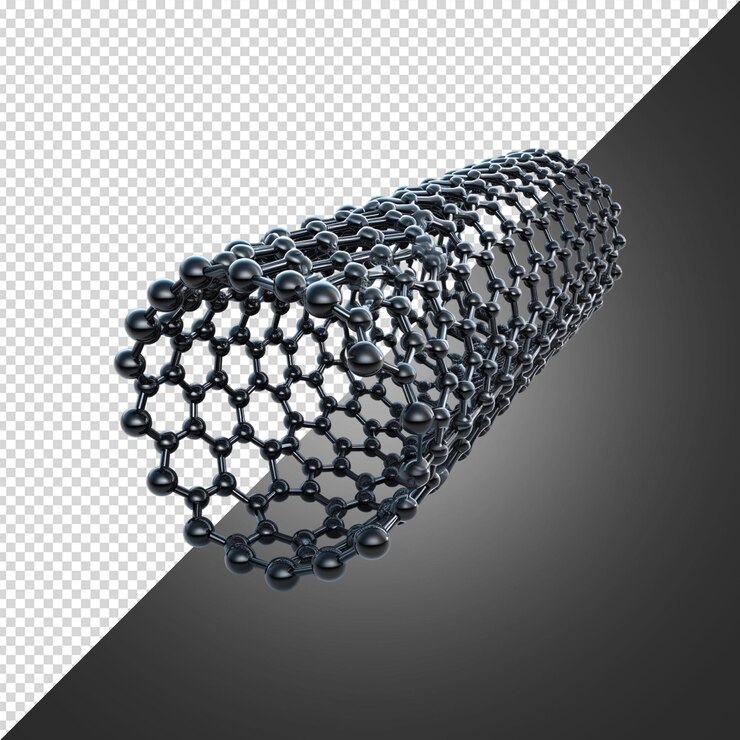 PSD nanoestrutura isolada em branco