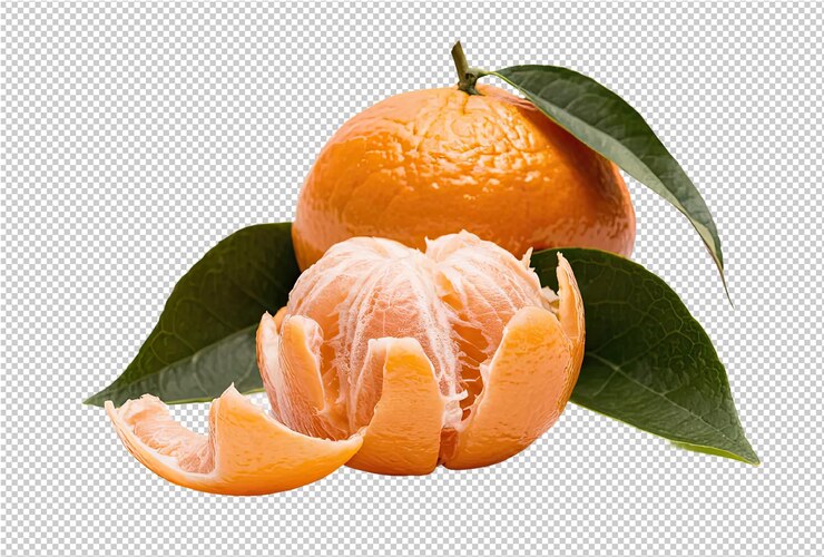 PSD una naranja con la palabra " d " en ella