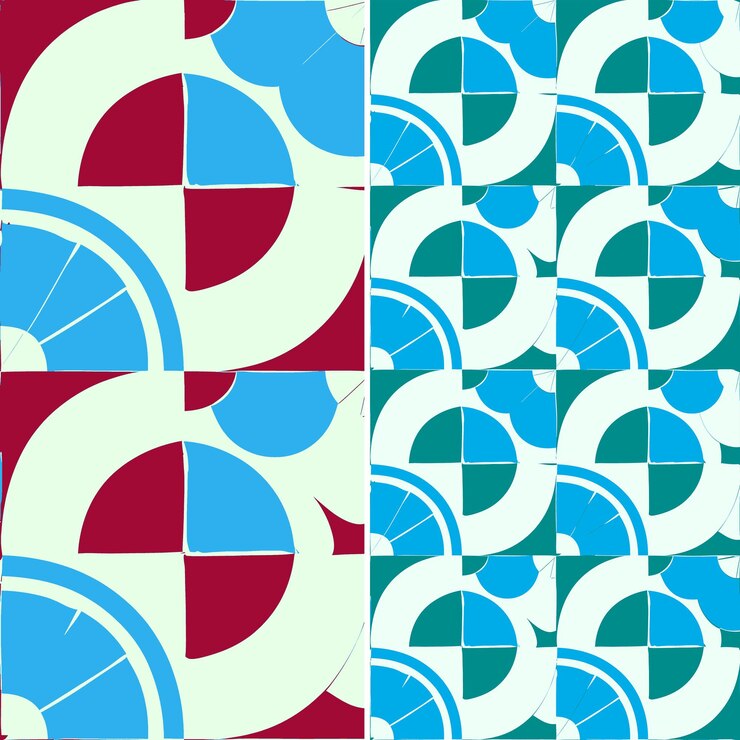 PSD naranja con rebanadas segmentadas y diseño retro con diseño vectorial de patrones de frutas tropicales repetitivos