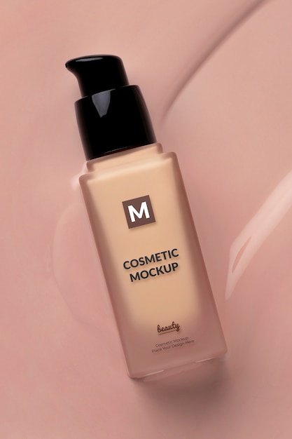 Natura morta del mockup pubblicitario della fondazione