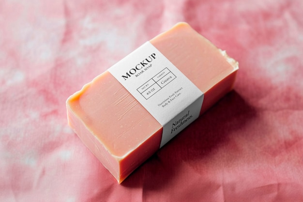 PSD natural soap mockup design