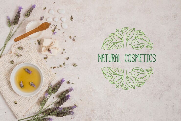 PSD naturkosmetik-logo-vorlage