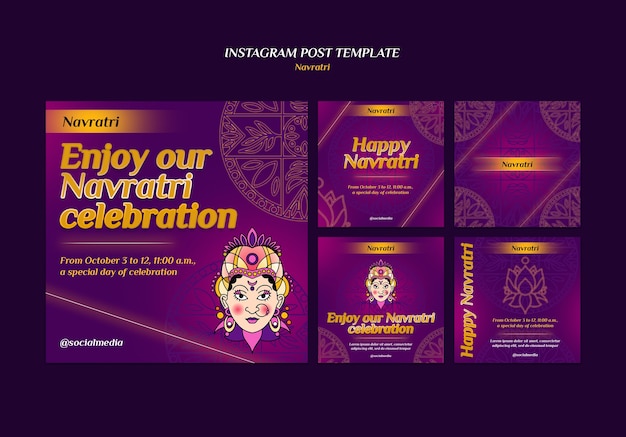 Navaratri Vorlage Design