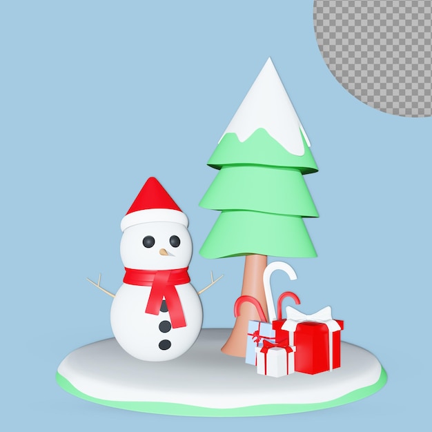 PSD navidad 3d