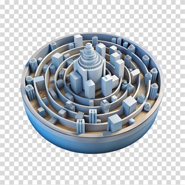 Navigating the Complexities of Urban Design A Circular Maze Metaphor