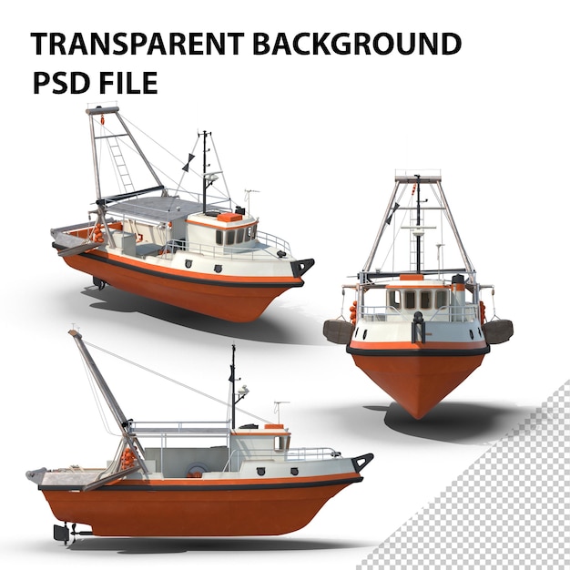 PSD navio de pesca png