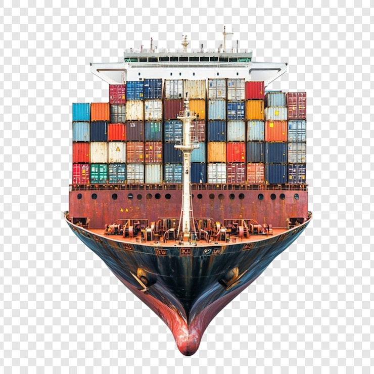 PSD navire à conteneurs de fret transport maritime du commerce mondial