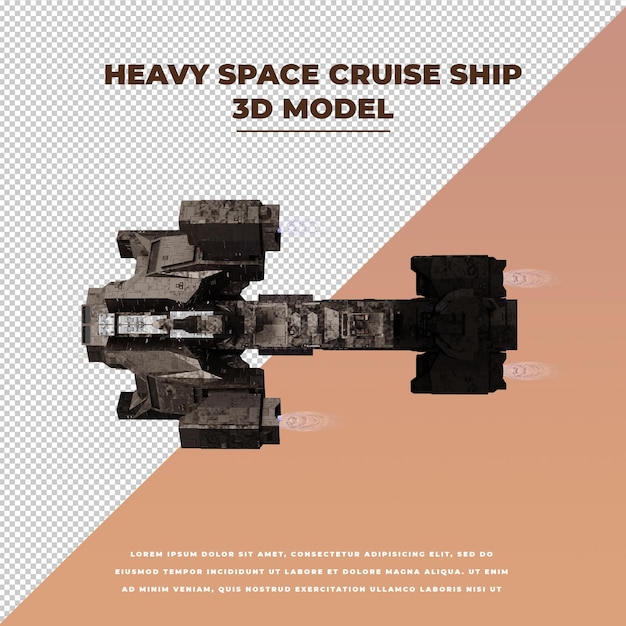 Navire de croisière spatial lourd