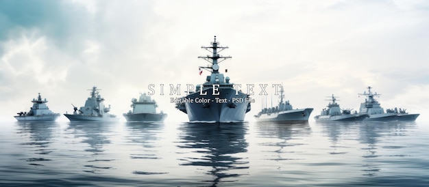 PSD navires militaires en mer