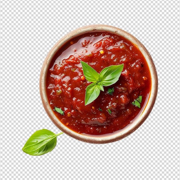 Neapolitanische sauce isoliert auf durchsichtigem hintergrund png