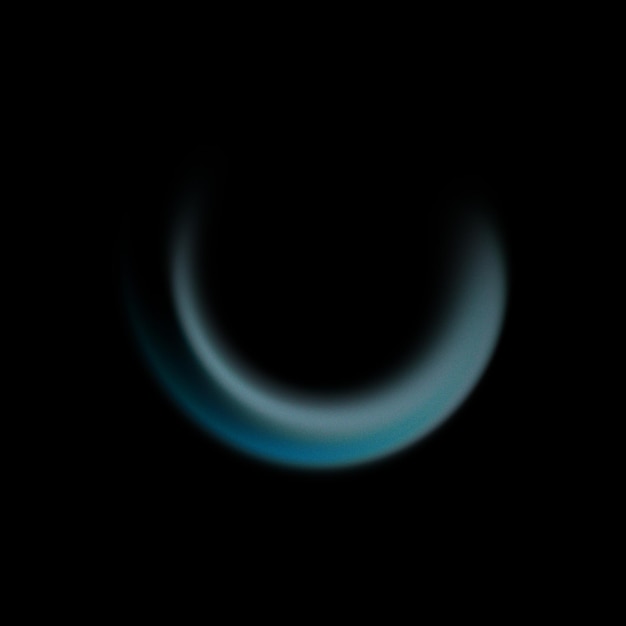 Nébuleuse bleue dans le ciel nocturne