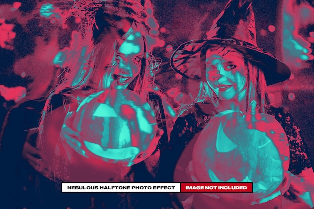 Nebulöser Halbton-Fotoeffekt