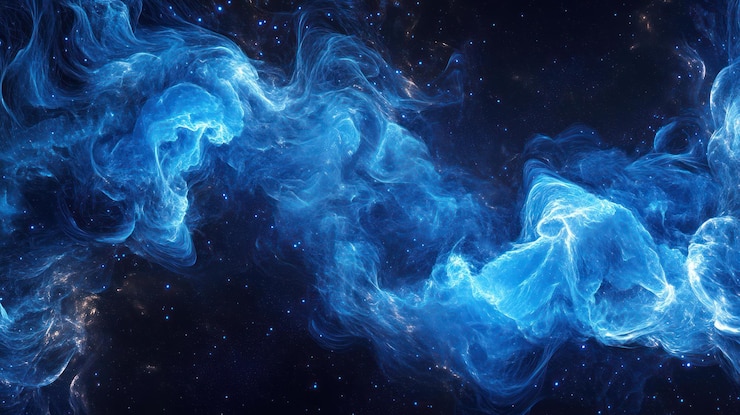 PSD nebulosa celeste una sinfonia di polvere cosmica blu